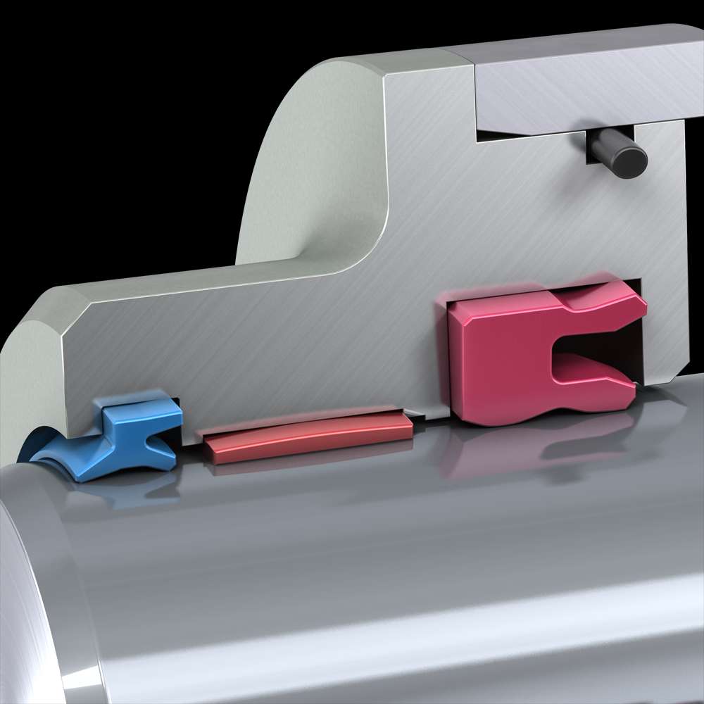 Sealing system for car body presses